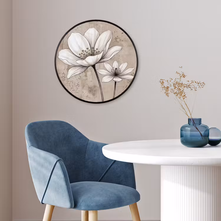Modern - Design - Wit Fotolijst rond zonder passe partout klein -sfeer2