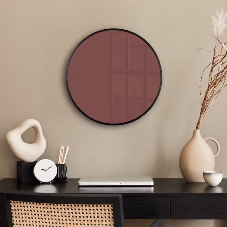 Muted - Raisin - Rood Fotolijst rond zonder passe partout klein 856 -sfeer1