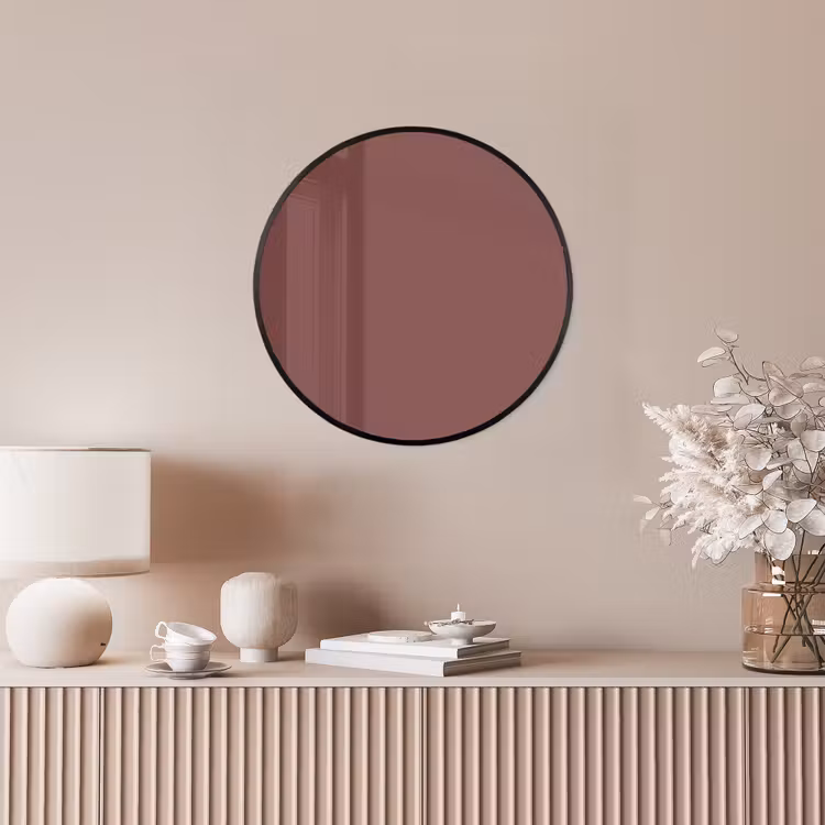 Muted - Raisin - Rood Fotolijst rond zonder passe partout klein 856 -sfeer3