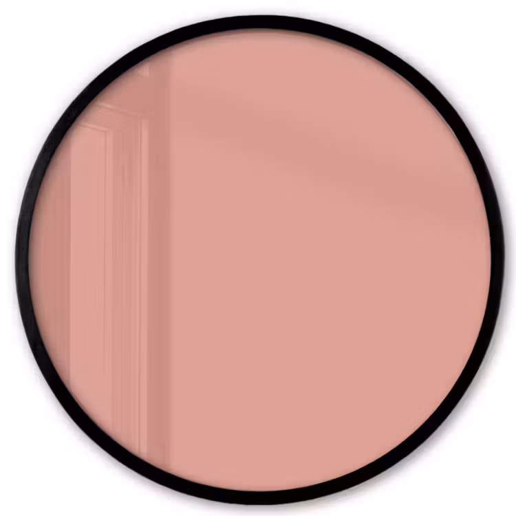 Muted - Salmon - Koraal Fotolijst rond zonder passe partout klein 856 -3d