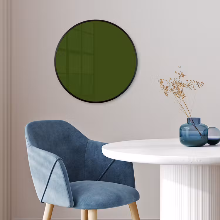 Olive - Drab - Groen Fotolijst rond zonder passe partout klein 856 -sfeer2