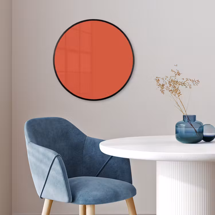 Rustic - Clay - Oranje Fotolijst rond zonder passe partout klein 856 -sfeer2
