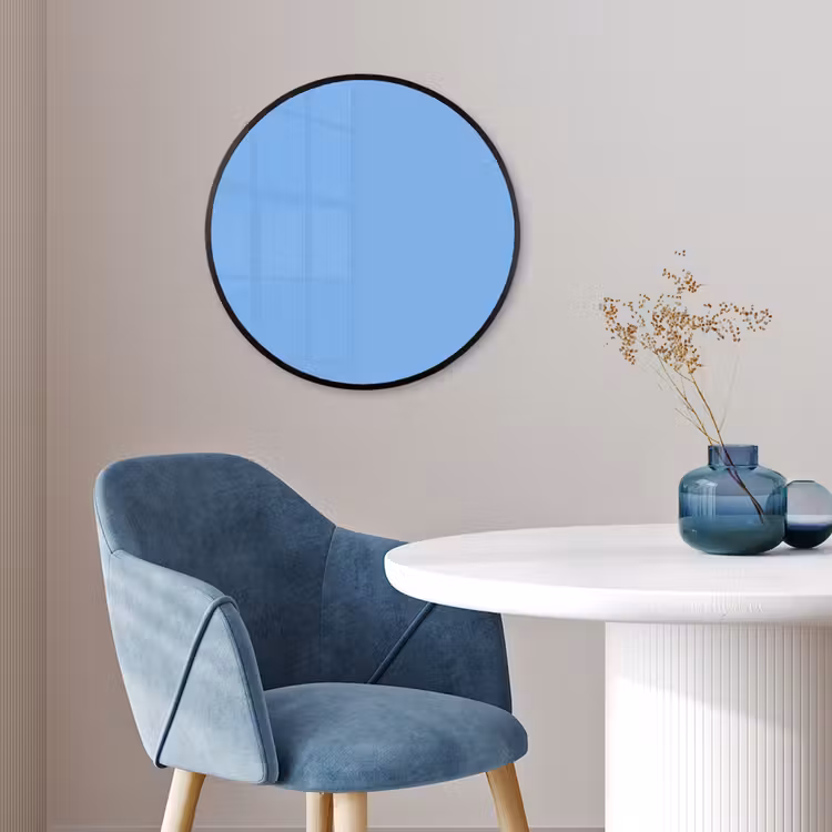 Sky - Glow - Blauw Fotolijst rond zonder passe partout klein 856 -sfeer2