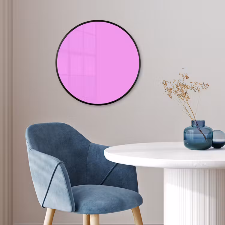 Soft - Lavender - Roze Fotolijst rond zonder passe partout klein 856 -sfeer2