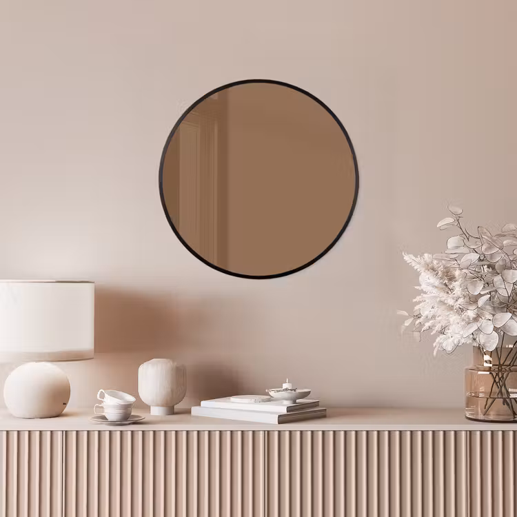 Soft - Walnut - Bruin Fotolijst rond zonder passe partout klein 856 -sfeer3