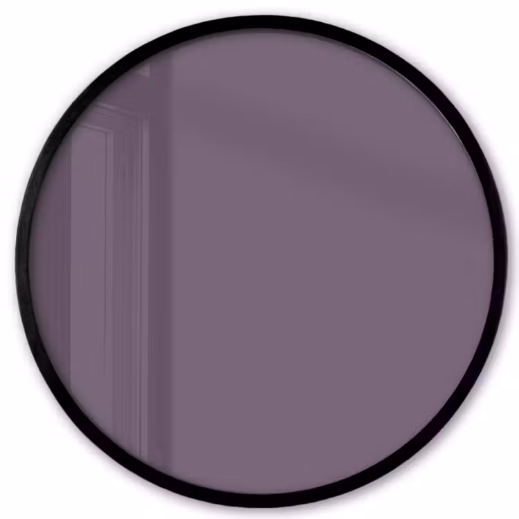 Velvet - Aubergine - Paars Fotolijst rond zonder passe partout klein 856 -3d