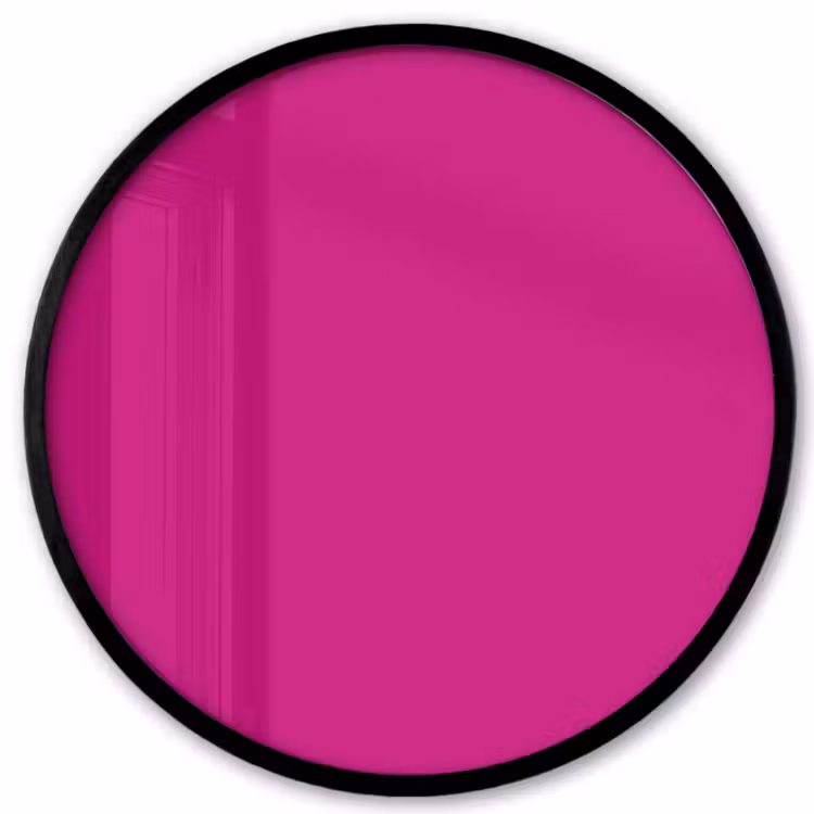 Velvet - Magenta - Roze Fotolijst rond zonder passe partout klein 856 -3d