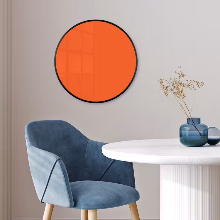 Vivid - Amber - Oranje Fotolijst rond zonder passe partout klein 856 -sfeer2