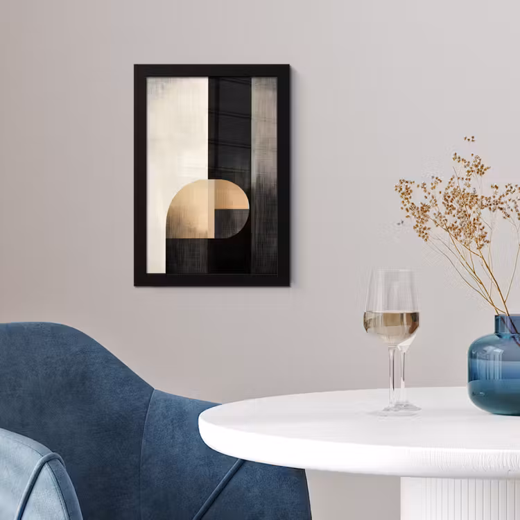 Vormen - Modern - Zwart fotolijst zwart zonder passe partout klein -sfeer4