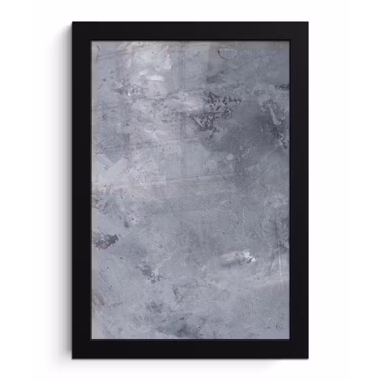 Leisteen - Beton - Retro - Structuren - Grijs - Rustiek fotolijst zwart zonder passe partout klein -3d