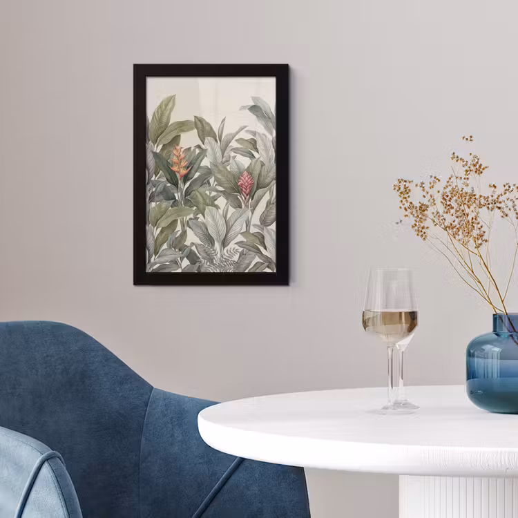 Tropisch - Planten - Modern - Groen fotolijst zwart zonder passe partout klein -sfeer4
