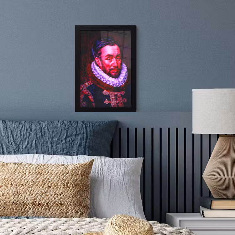 Willem van Oranje - Adriaen Thomasz - Oude meesters fotolijst zwart zonder passe partout klein -sfeer3
