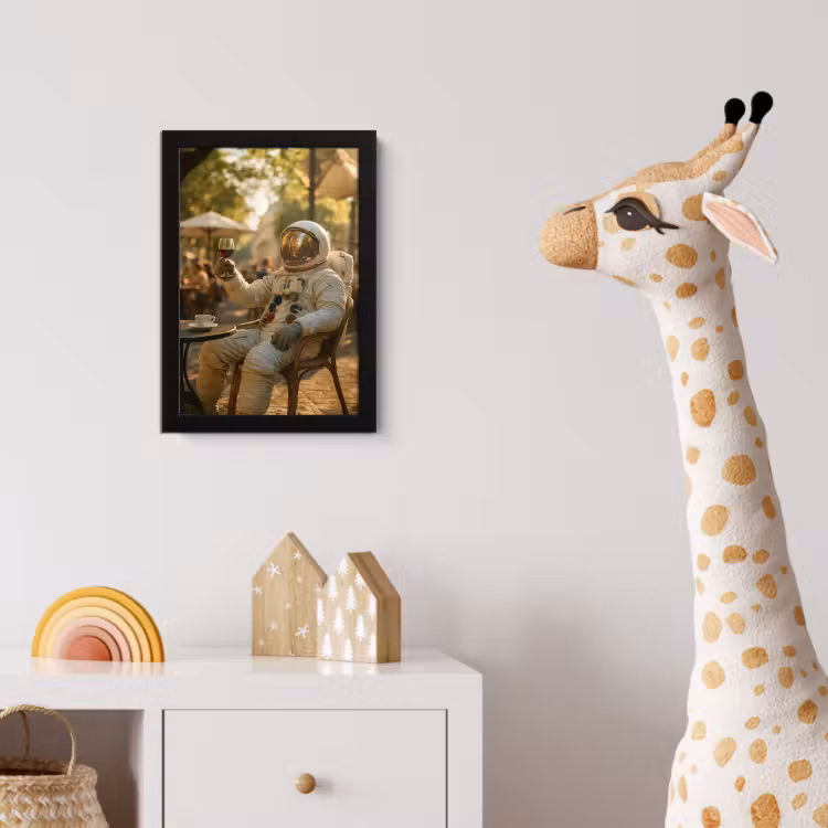 Wijn - Rood - Terras - Koffie fotolijst zwart zonder passe partout klein -usfeer4_kinderkamer