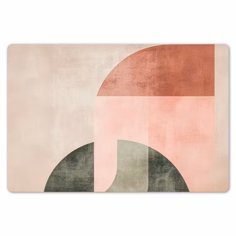 Cirkel - Abstract - Roze Placemat vinyl groot -zzsfeer1_Kitchenyeah-website