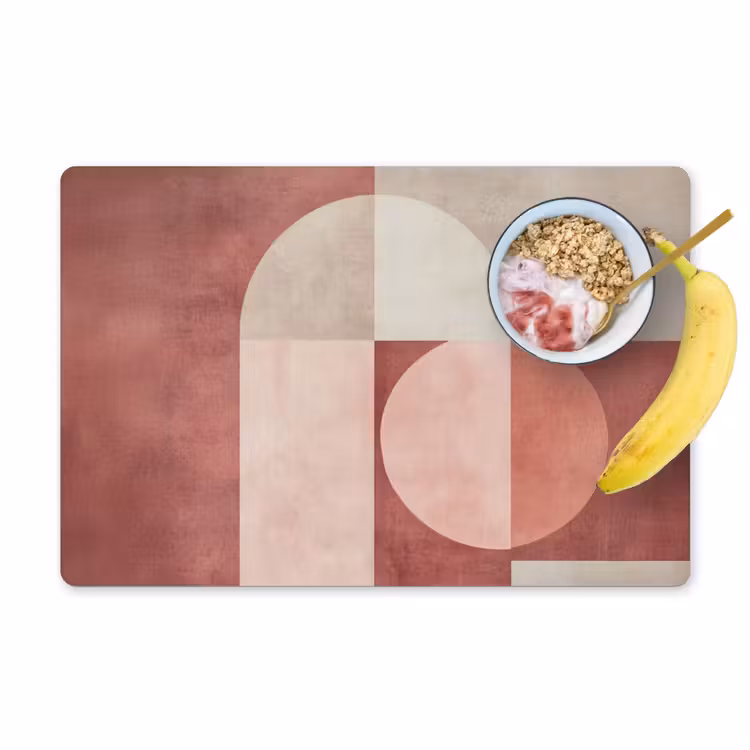 Figuren - Abstract - Roze Placemat vinyl groot -zzzproduct_Kitchenyeah-website
