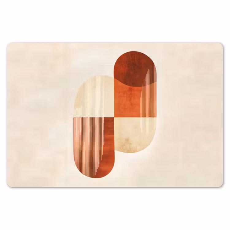 Bogen - Beige - Vormen Placemat vinyl groot -zzsfeer1_Kitchenyeah-website