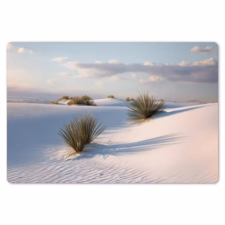 Duinen - Gras - Wolken - Beige Placemat vinyl groot -zzsfeer1_Kitchenyeah-website