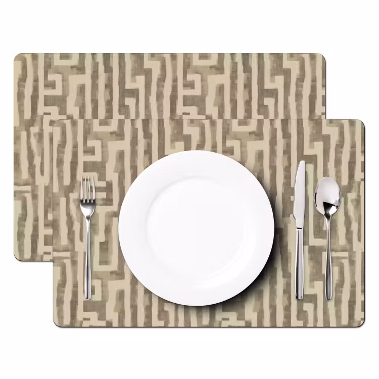 Abstract - Geometrisch - Groen Placemat vinyl groot 368 -zzsfeer2_Kitchenyeah-website