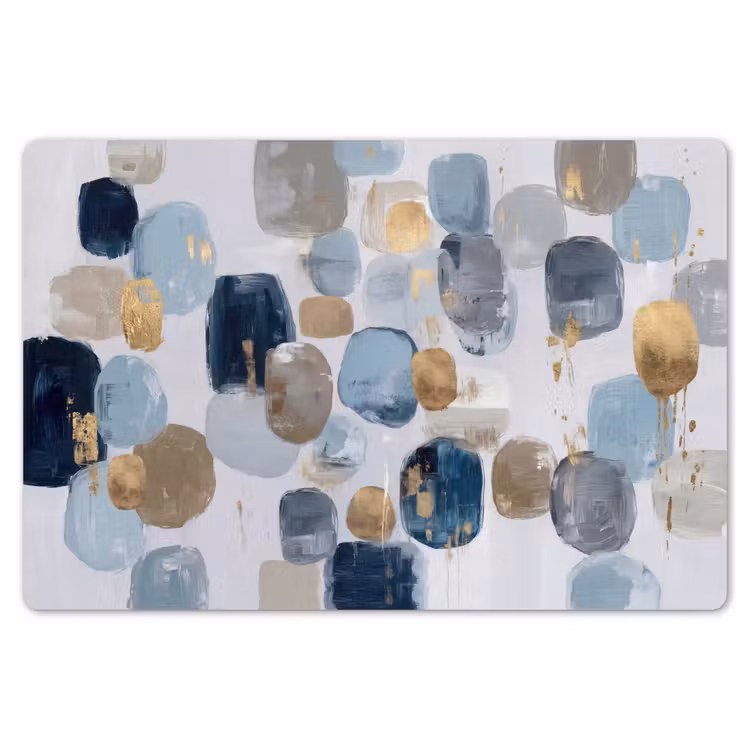 Abstract - Goud - Vormen Placemat vinyl groot -zzsfeer1_Kitchenyeah-website