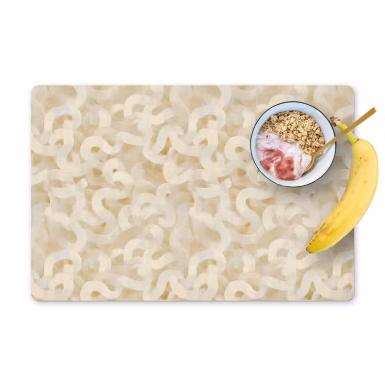 Abstract - Lijnen - Beige Placemat vinyl groot 368 -zzzproduct_Kitchenyeah-website