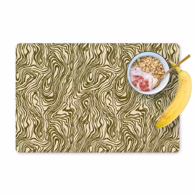 Abstract - Marmer - Groen Placemat vinyl groot 368 -zzzproduct_Kitchenyeah-website