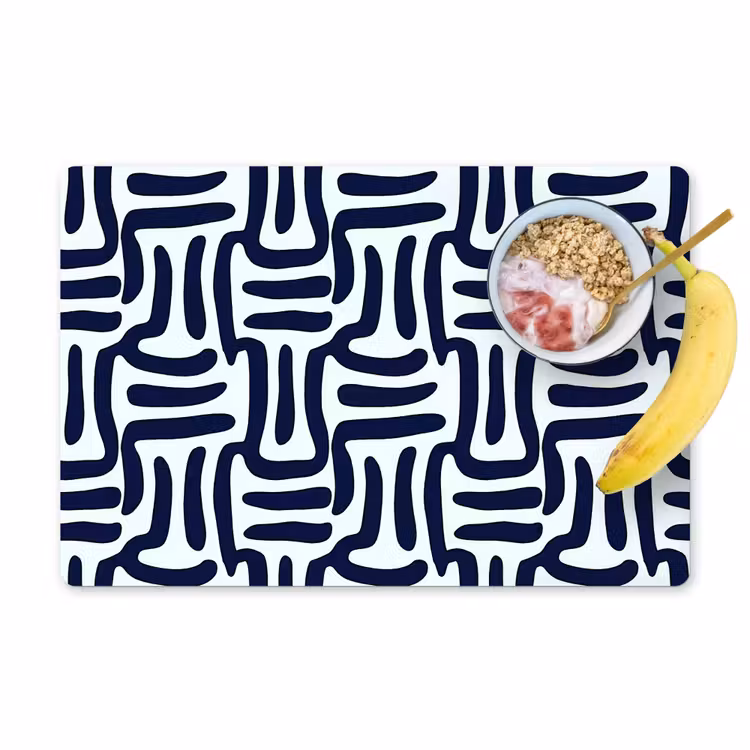 Abstract - Modern - Blauw Placemat vinyl groot 368 -zzzproduct_Kitchenyeah-website