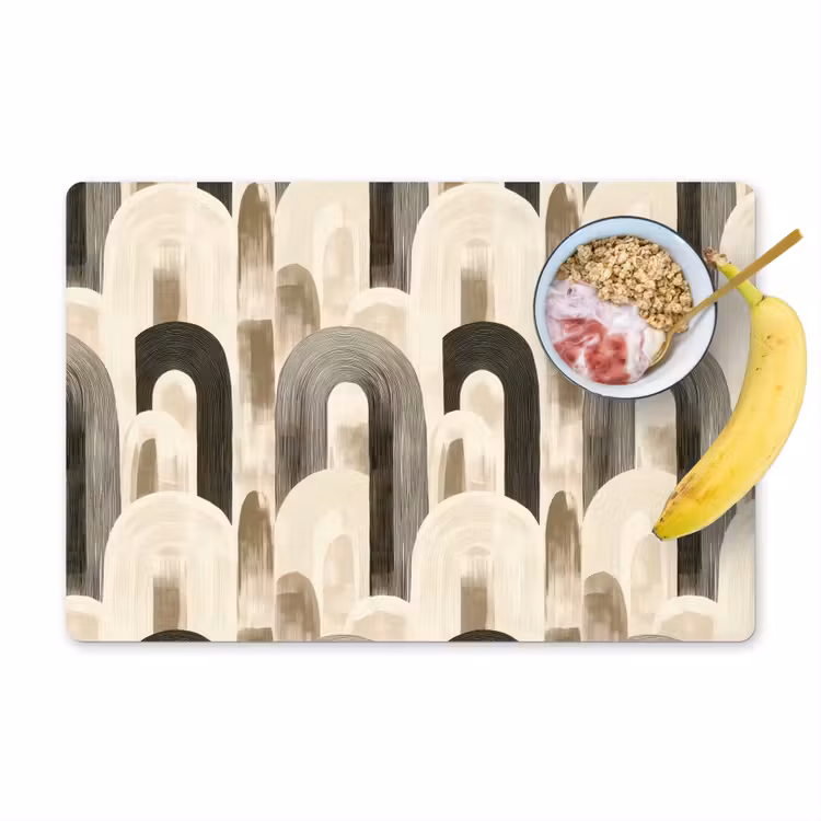 Abstract - Patroon - Bogen Placemat vinyl groot 368 -zzzproduct_Kitchenyeah-website