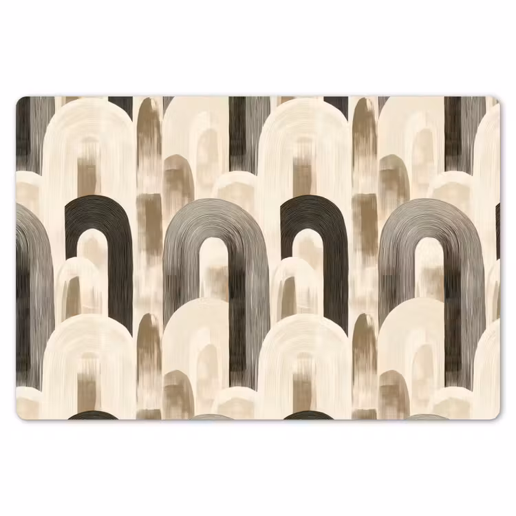 Abstract - Patroon - Bogen Placemat vinyl groot 368 -zzsfeer1_Kitchenyeah-website