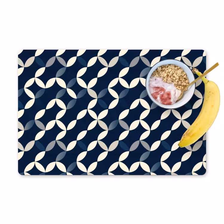 Abstract - Patroon - Blauw Placemat vinyl groot 368 -zzzproduct_Kitchenyeah-website