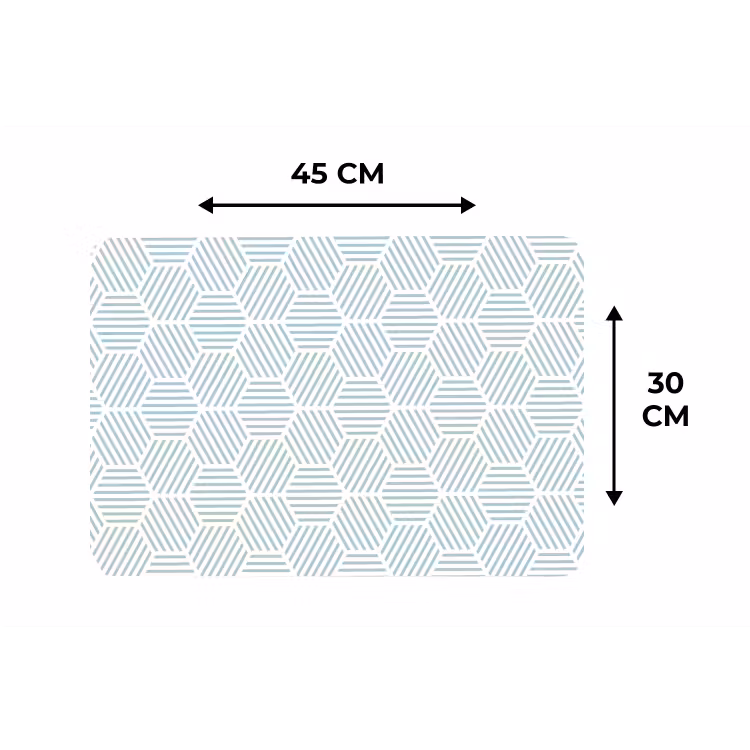 Abstract - Patronen - Design Placemat vinyl groot 368 -specs