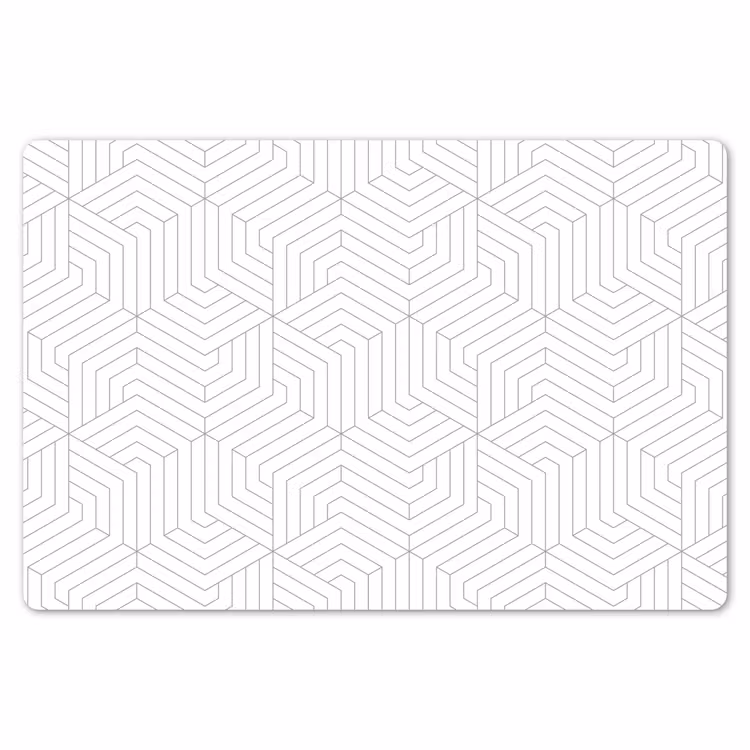 Abstract - Patronen - Design -  Lijn Placemat vinyl groot 368 -zzsfeer1_Kitchenyeah-website
