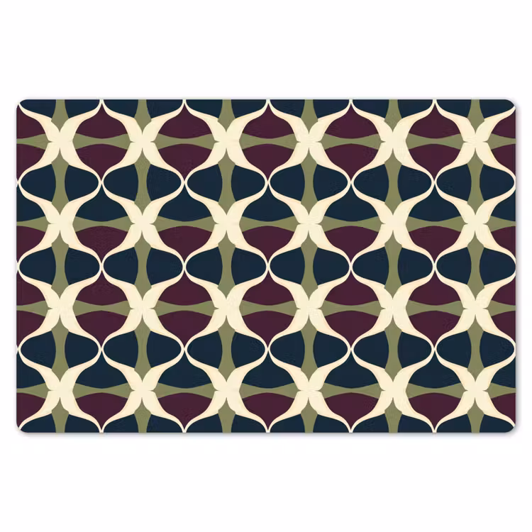 Abstract - Retro - Kleurrijk Placemat vinyl groot 368 -zzsfeer1_Kitchenyeah-website