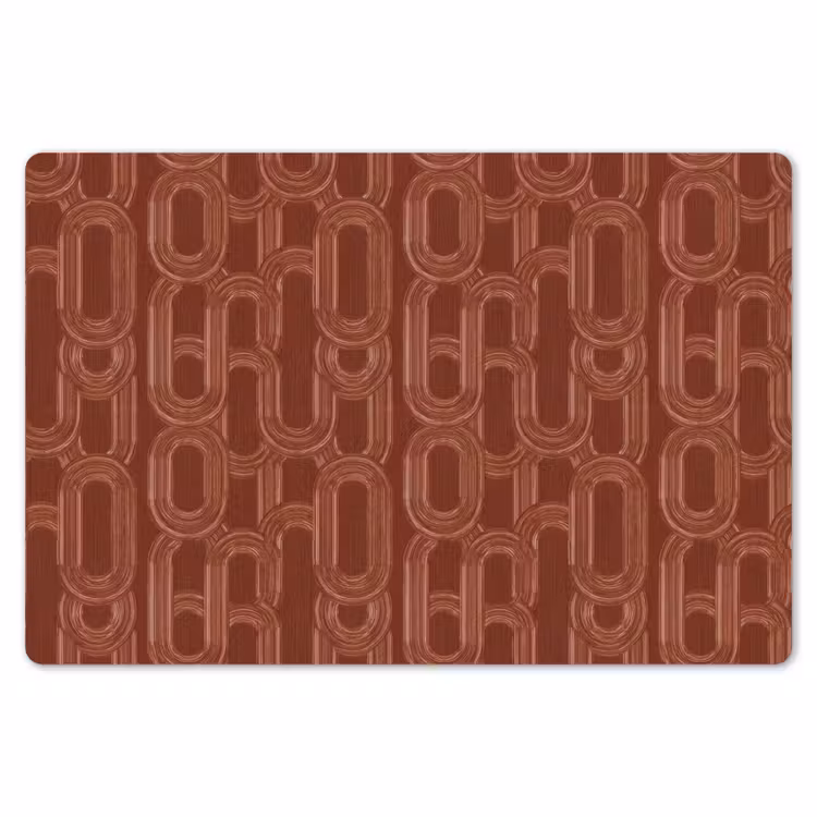 Abstract - Textuur - Bruin Placemat vinyl groot 368 -zzsfeer1_Kitchenyeah-website