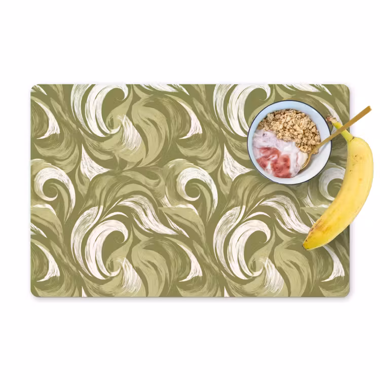 Abstract - Textuur - Groen Placemat vinyl groot 368 -zzzproduct_Kitchenyeah-website