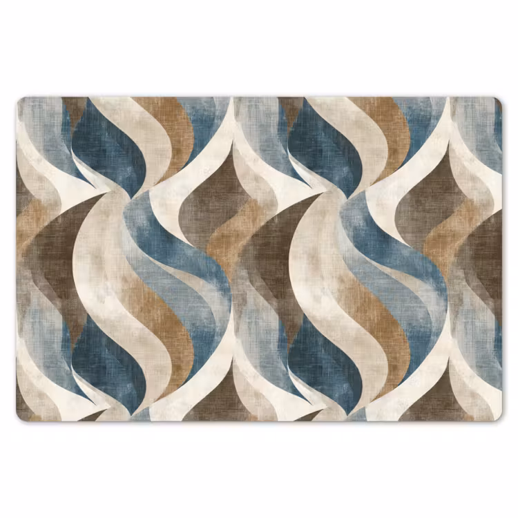 Abstract - Golven - Kleurrijk Placemat vinyl groot 368 -zzsfeer1_Kitchenyeah-website