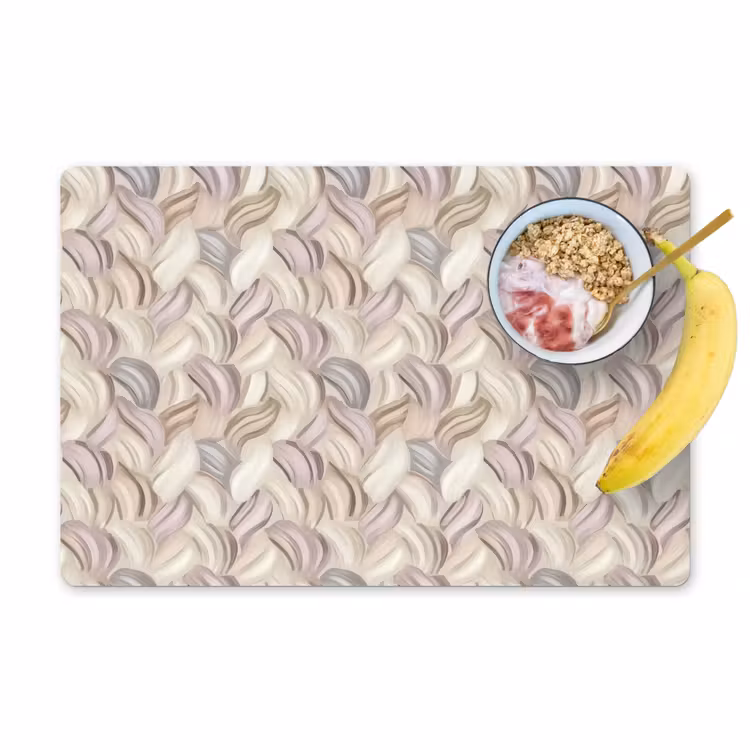 Abstract - Golvend - Pastel Placemat vinyl groot 368 -zzzproduct_Kitchenyeah-website