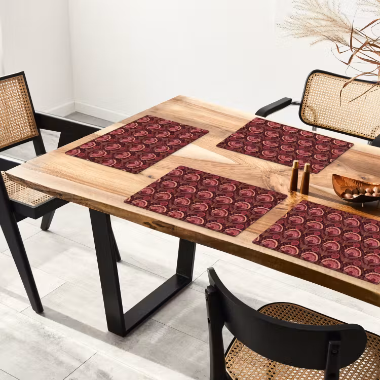 Antiek - Bloemen - Kleurrijk Placemat vinyl groot 368 -zzsfeer4_Kitchenyeah-website