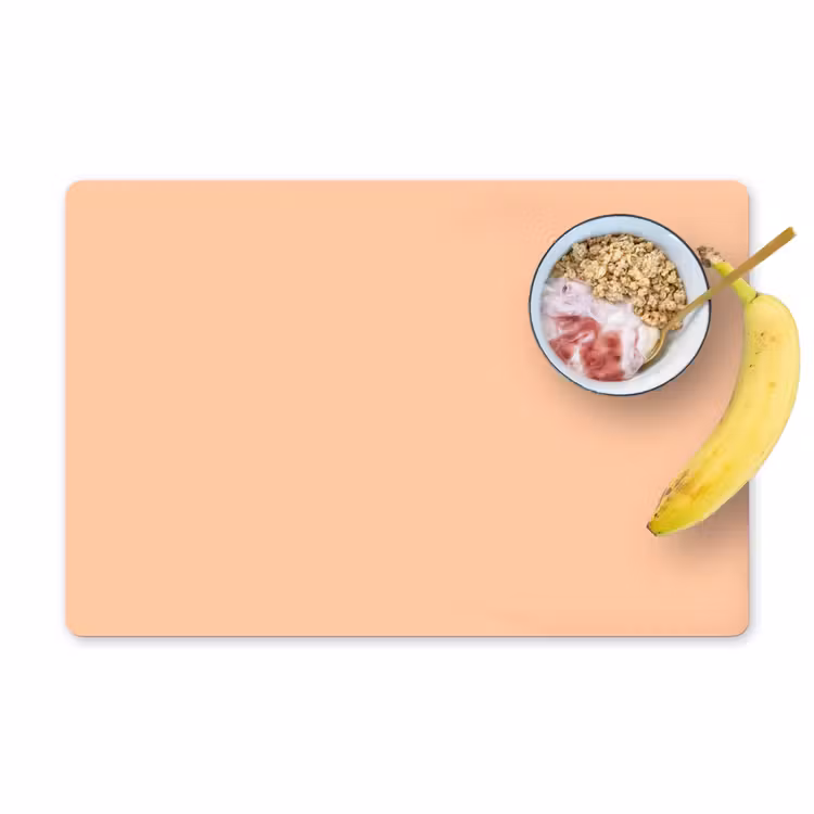 Apricot - Blush - Nude Placemat vinyl groot 368 -zzzproduct_Kitchenyeah-website
