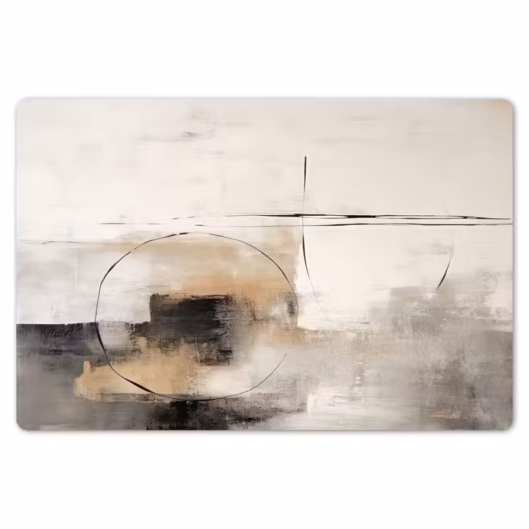 Kunst - Abstract - Grijs - Industrieel Placemat vinyl groot -zzsfeer1_Kitchenyeah-website
