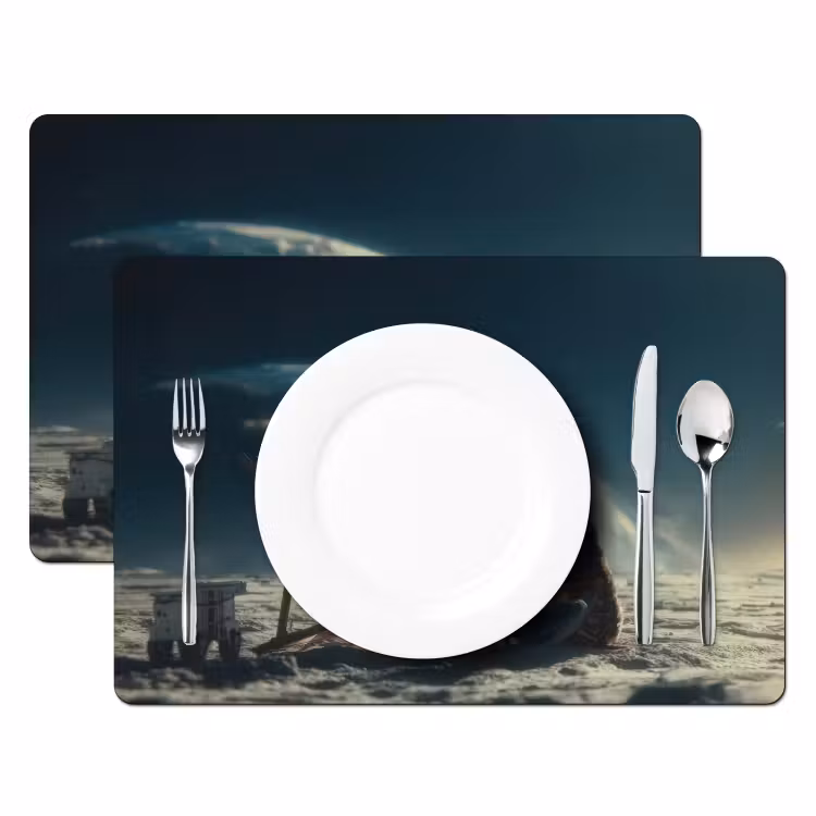 Astronaut - Kat - Glas - Stoel Placemat vinyl groot -zzsfeer2_Kitchenyeah-website