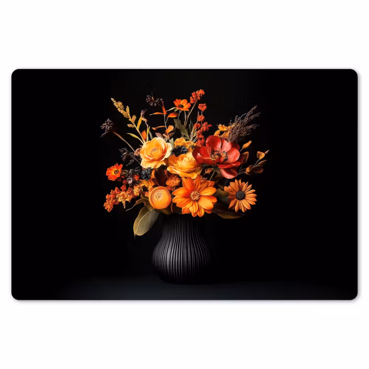 Herfst - Boeket - Oranje Placemat vinyl groot -zzsfeer1_Kitchenyeah-website