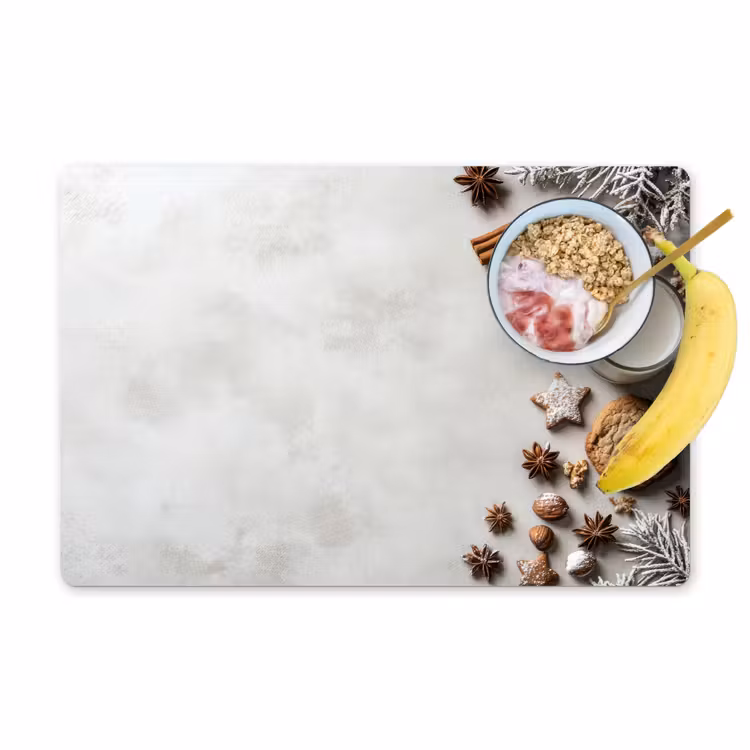 Bakken - Kaneel - Licht - Winter Placemat vinyl groot -zzzproduct_Kitchenyeah-website