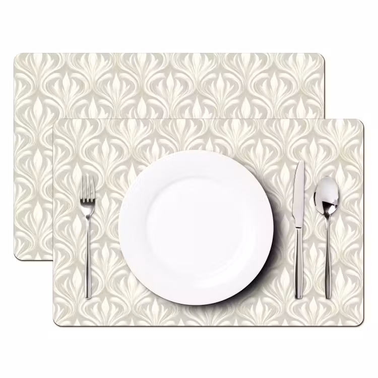Barok - Patroon - Beige Placemat vinyl groot 368 -zzsfeer2_Kitchenyeah-website