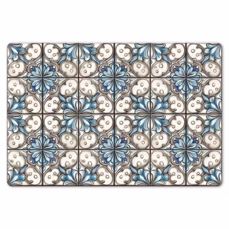 Barok - Tegel - Kleurrijk Placemat vinyl groot 368 -zzsfeer1_Kitchenyeah-website