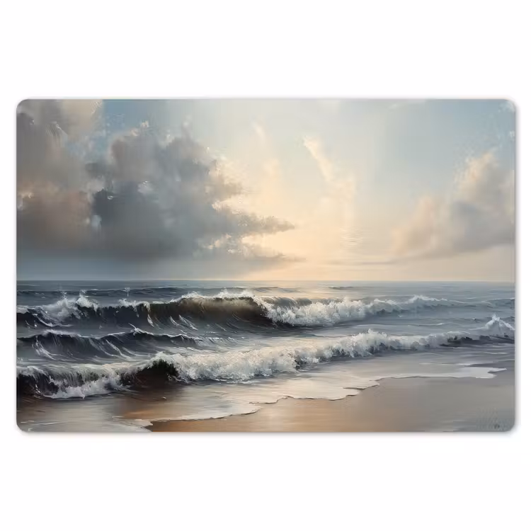 Strand - Zee - Zonsondergang Placemat vinyl groot -zzsfeer1_Kitchenyeah-website