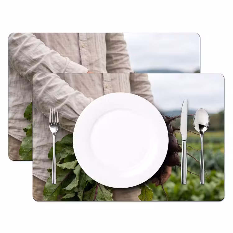 Bieten - Vers - Moestuin Placemat vinyl groot -zzsfeer2_Kitchenyeah-website