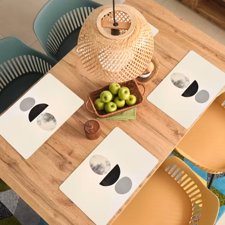 Beige - Japandi - Wabi sabi Placemat vinyl groot -zzsfeer5_Kitchenyeah-website
