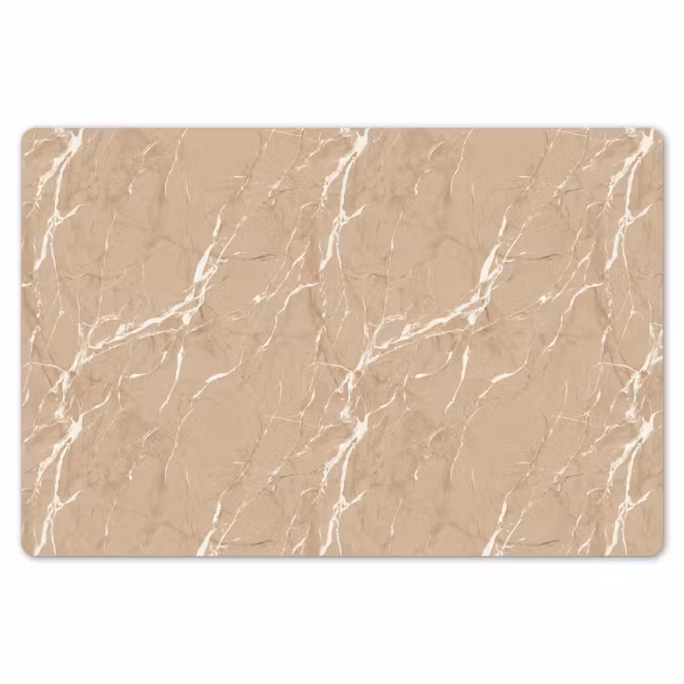 Beige - Marmer - Organisch - Wit Placemat vinyl groot 368 -zzsfeer1_Kitchenyeah-website