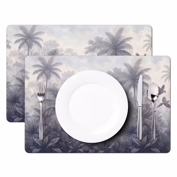 Vogel - Vliegend - Jungle - Vintage - Dieren Placemat vinyl groot -zzsfeer2_Kitchenyeah-website