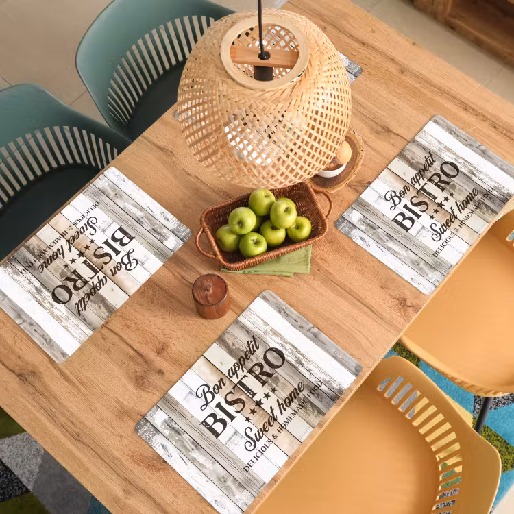 Bistro Welkomstbord Placemat vinyl groot -zzsfeer5_Kitchenyeah-website